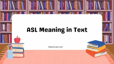 ASL Meaning in Text