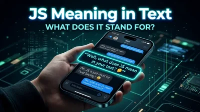 JS Meaning in Text