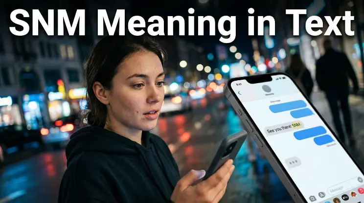SNM Meaning in Text