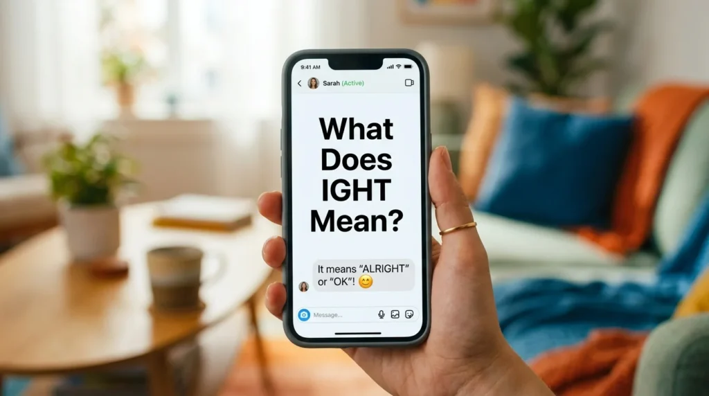 What Does "IGHT" Mean?