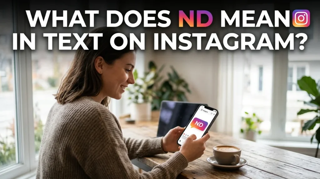 What Does ND Mean in Text on Instagram?