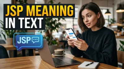 JSP Meaning in Text