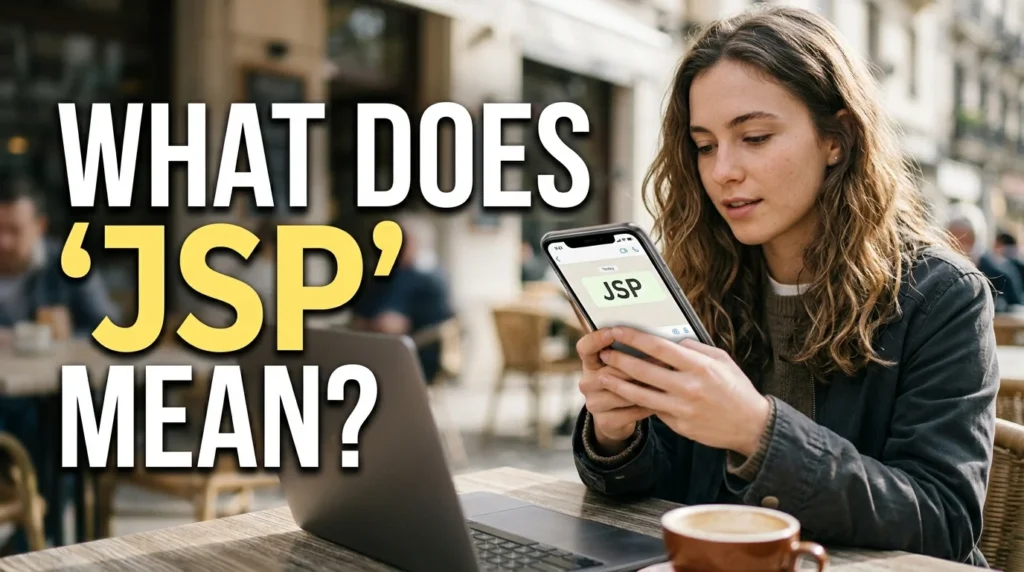 What Does "JSP" Mean?