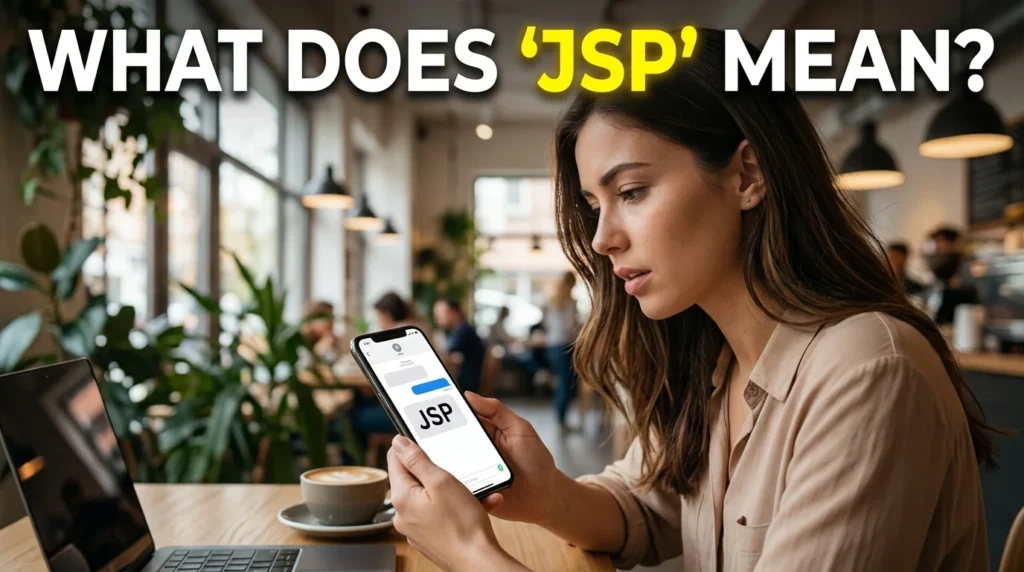 What Does "JSP" Mean?
