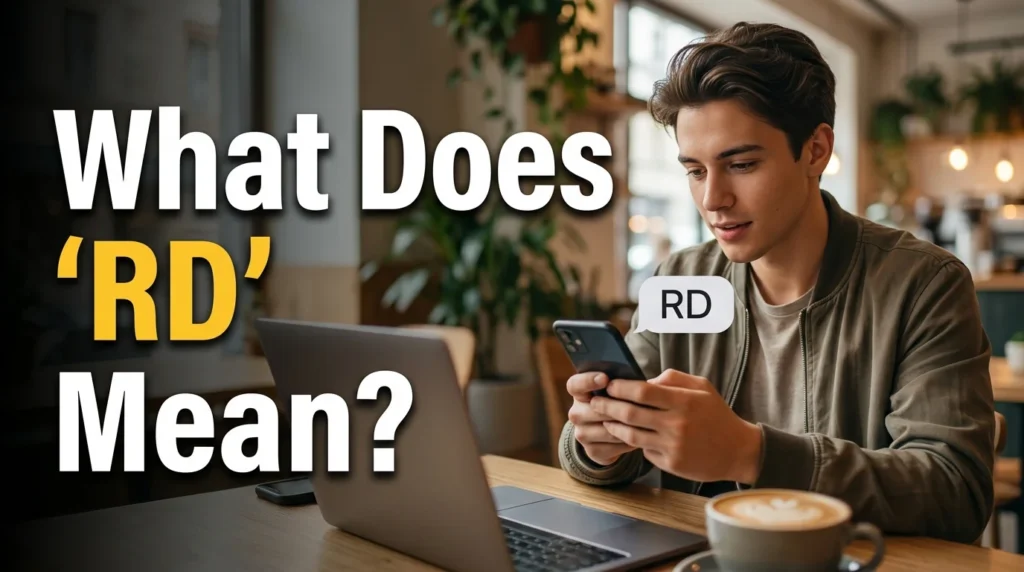 What Does "RD" Mean?