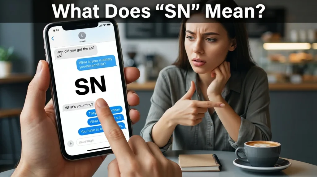 What Does "SN" Mean?