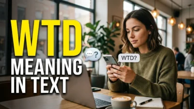 WTD Meaning in Text